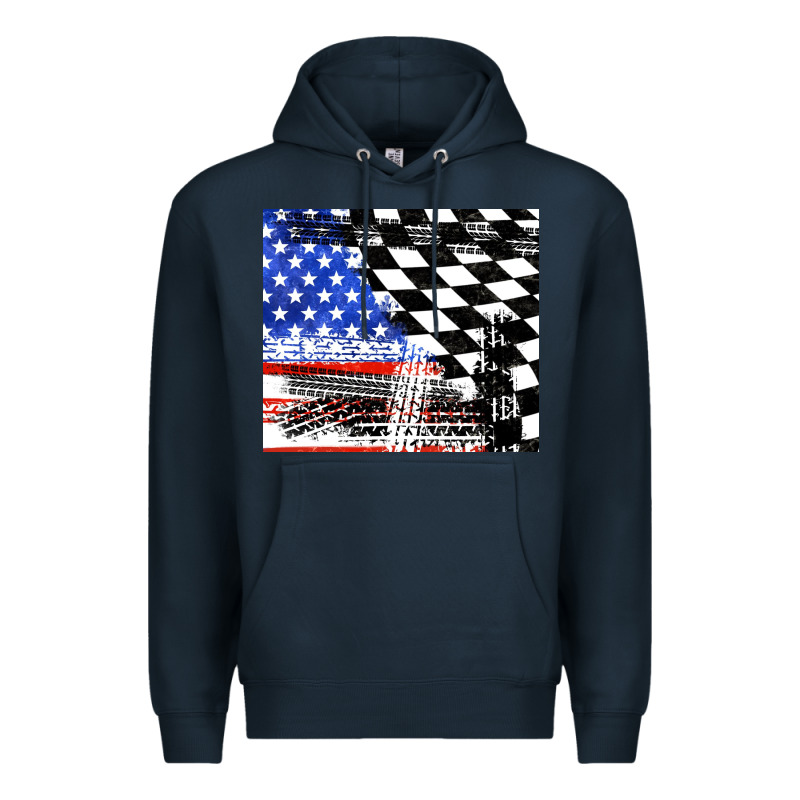 Racing Checkered Flag Tumbler Tbs Premium Hoodie by TumblerDesignByShophia | Teevron