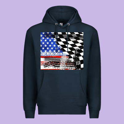 Racing Checkered Flag Tumbler Tbs Premium Hoodie Designed By Tumblerdesignbyshophia