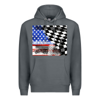 Rock racing checkered flag tumbler tbs Premium Hoodie - TumblerDesignByShophia