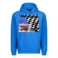 True Royal racing checkered flag tumbler tbs Premium Hoodie - TumblerDesignByShophia