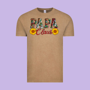 Papa Claus Vintage Tee Designed By Adodesignshop