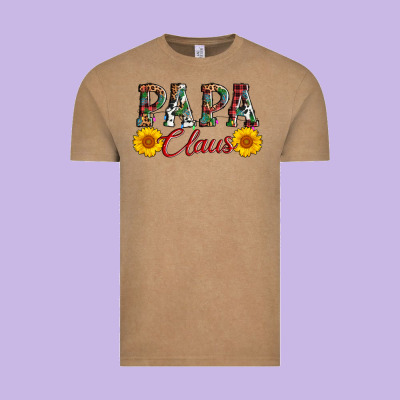 Papa Claus Vintage Tee Designed By Adodesignshop