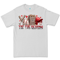 Dove Grey tis the season baseball Premium Tee - RacoonDesign
