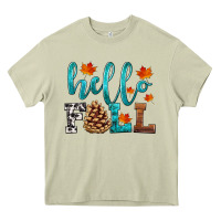 Mossy hello fall Heavy Core Tee - HRA Design Shop