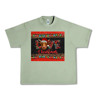 Oil Green love christmas highland cow and turquoise gemstone Urban Heavy Tee - Jasminsmagicworld