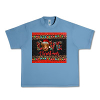 Pebble Blue love christmas highland cow and turquoise gemstone Urban Heavy Tee - Jasminsmagicworld