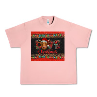 Salmon love christmas highland cow and turquoise gemstone Urban Heavy Tee - Jasminsmagicworld