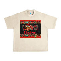 Love Christmas Highland Cow And Turquoise Gemstone Urban Heavy Tee | Teevron