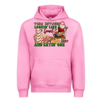 Fuchsia Pink torn between lookin like a snack and eatin one Urban Hoodie - FaDigitalArtStudio