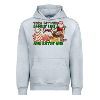 Heather Grey torn between lookin like a snack and eatin one Urban Hoodie - FaDigitalArtStudio