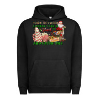 Pigment Black torn between lookin like a snack and eatin one Urban Hoodie - FaDigitalArtStudio