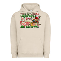 Pigment French Oak torn between lookin like a snack and eatin one Urban Hoodie - FaDigitalArtStudio