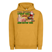 Pigment Peanut Butter torn between lookin like a snack and eatin one Urban Hoodie - FaDigitalArtStudio