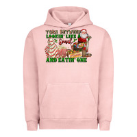 Pigment Salmon torn between lookin like a snack and eatin one Urban Hoodie - FaDigitalArtStudio