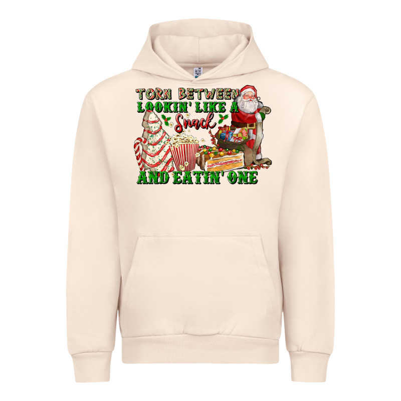 Torn Between Lookin Like A Snack And Eatin One Urban Hoodie by FaDigitalArtStudio | Teevron