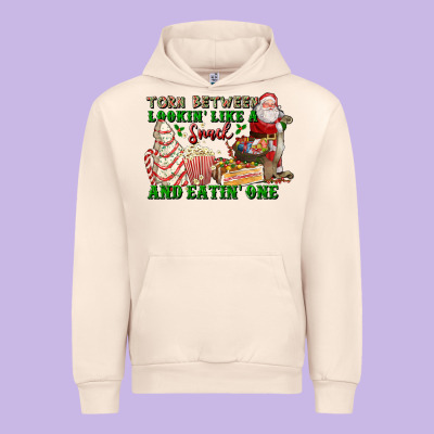 Torn Between Lookin Like A Snack And Eatin One Urban Hoodie Designed By Fadigitalartstudio