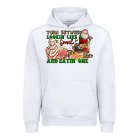 White torn between lookin like a snack and eatin one Urban Hoodie - FaDigitalArtStudio