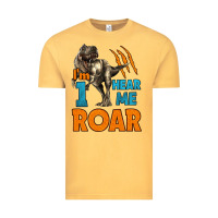 Vintage Mustard i'm one hear me roar dinosaur birthday Vintage Tee - LillyAllenDesigns