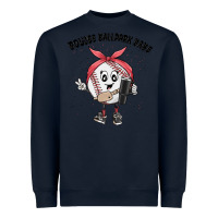 Navy boujee ballpark babe Heavyweight Sweatshirt - MaliasSmallBusiness