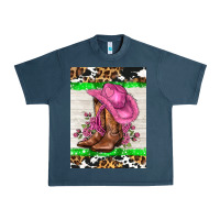 Midnight Navy cowgitl hat and roses Urban Heavy Tee - AdoDesignShop