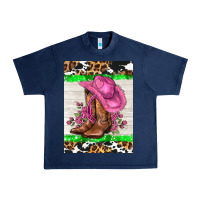Navy cowgitl hat and roses Urban Heavy Tee - AdoDesignShop