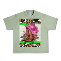 Oil Green cowgitl hat and roses Urban Heavy Tee - AdoDesignShop