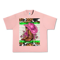 Salmon cowgitl hat and roses Urban Heavy Tee - AdoDesignShop