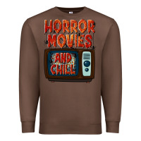 Chestnut Horror Movies and Chill Premium Sweatshirt - texasbilliewilder