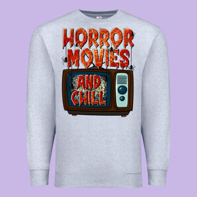 Horror Movies And Chill Premium Sweatshirt Designed By Texasbilliewilder