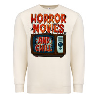 Sandshell Horror Movies and Chill Premium Sweatshirt - texasbilliewilder