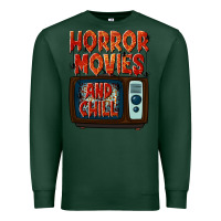 Sports Green Horror Movies and Chill Premium Sweatshirt - texasbilliewilder