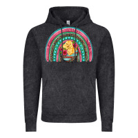 Vintage Black hatched egg easter chicks rainbow Vintage Hoodie - Artiststas