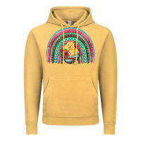 Vintage Mustard hatched egg easter chicks rainbow Vintage Hoodie - Artiststas