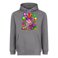 Storm Mardi Gras pig Heavyweight Hoodie - NancyCooperArtShop