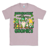 Lilac shamrock with my gnomies Classic Tee - MaliasSmallBusiness