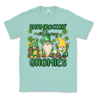 Seafoam shamrock with my gnomies Classic Tee - MaliasSmallBusiness