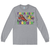 Heather Grey i'm catchin' if you're throwin' Long Sleeve Tee - MaliasSmallBusiness