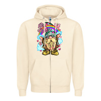 Sandshell best mom gnome rainbow clouds butterfly glitter Zipper Hoodie - LillyAllenDesigns