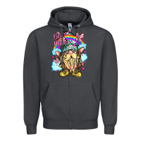 Smoke best mom gnome rainbow clouds butterfly glitter Zipper Hoodie - LillyAllenDesigns