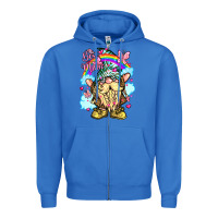 True Royal best mom gnome rainbow clouds butterfly glitter Zipper Hoodie - LillyAllenDesigns