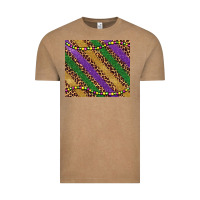 Vintage Coffee mardi gras leopard glitter bead Vintage Tee - BarkalooDesign