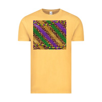 Vintage Mustard mardi gras leopard glitter bead Vintage Tee - BarkalooDesign