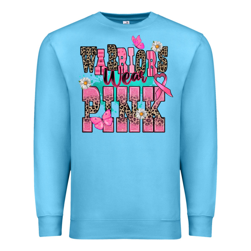 Warriors Wear Pink Premium Sweatshirt by NancyCooperArtShop | Teevron