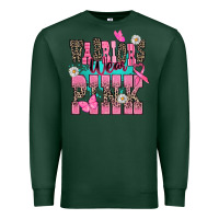 Sports Green warriors wear pink Premium Sweatshirt - NancyCooperArtShop