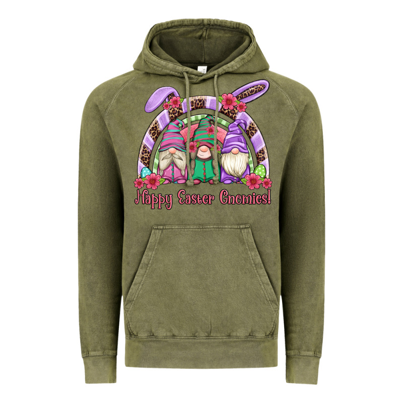 Happy Easter Gnomies Rainbow Vintage Hoodie by Artiststas | Teevron