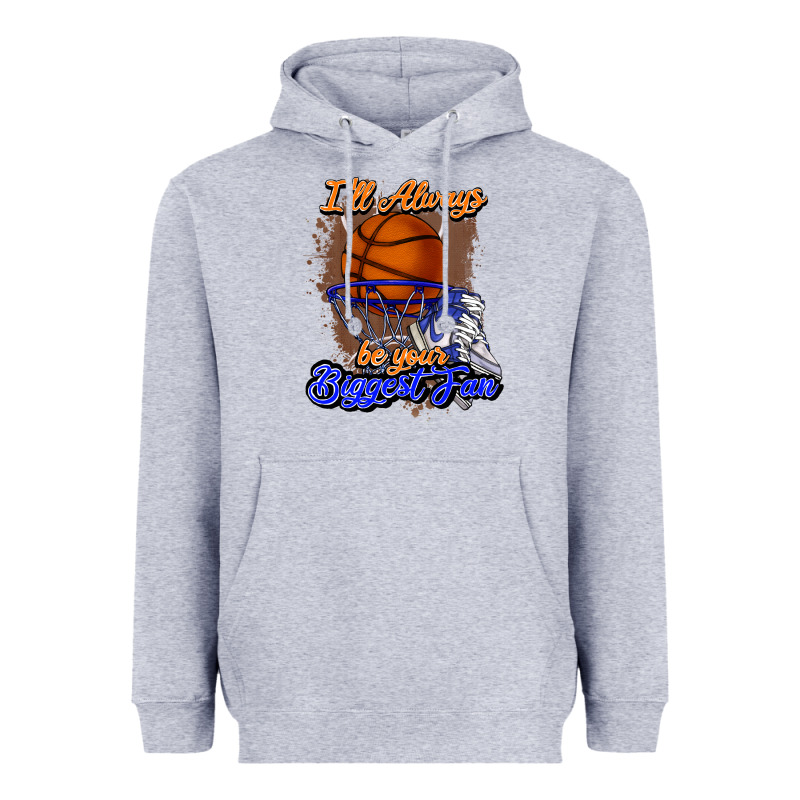 I'll Always Be Your Biggest Fan Basketball Heavyweight Hoodie by NancyCooperArtShop | Teevron