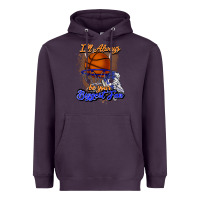 Plum I'll always be your biggest fan basketball Heavyweight Hoodie - NancyCooperArtShop