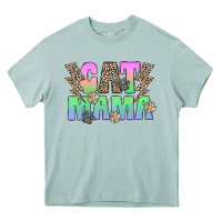 Arona cat mama Heavy Core Tee - CowhideDigitalArt