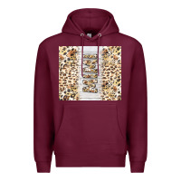 Burgundy mother's day mimi leopard tumbler tbs Premium Hoodie - TumblerDesignByShophia