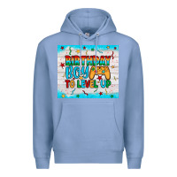 Colony Blue birthday boy to level up Premium Hoodie - JahusDesignShop
